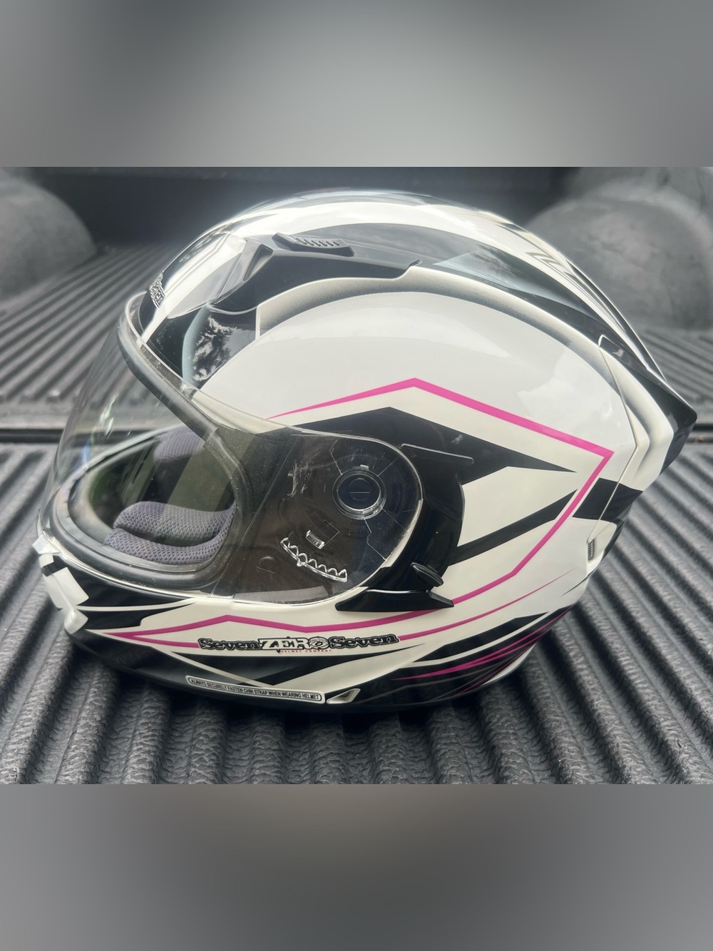 Full Face Motorcycle Helmet with Tinted Visor & Clear Shield, Size Small - Picture 2 of 6